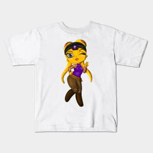 Lady Lace Chibi Kids T-Shirt